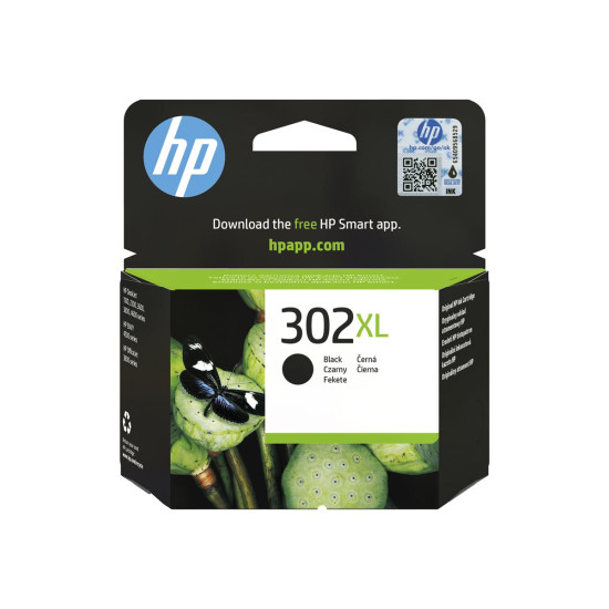 Мастило HP 302XL original Ink cartridge F6U68AE UUS black Мастило HP 302XL original Ink cartridge F6U68AE UUS black