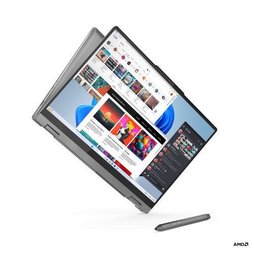 Лаптоп Lenovo IdeaPad 5 2-in-1 16AHP9 AMD Ryzen 5 8645HS 16 inch WUXGA Touch 16GB DDR5 1TB SSD W11H
