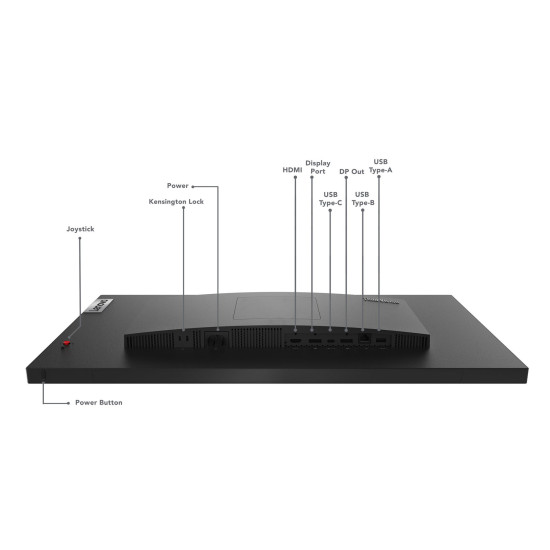 Монитор LENOVO ThinkVision T27h-30 27 inch IPS 16:9 2560x1440 60Hz 350cd/m2 1000:1 3M:1 4ms USB-C HDMI2.0 USB3.2 4xUSB3.1 99sRGB TopSeller