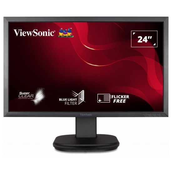 Монитор ViewSonic VG2439SMH-2, 24", VA, FHD (1920 x 1080), 60Hz, 5ms