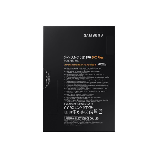Вътрешен SSD диск SAMSUNG SSD 970 EVO Plus 1TB NVMe M.2 internal