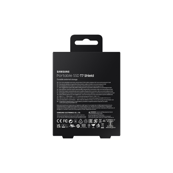Външен SSD диск SAMSUNG T7 Shield 4TB USB 3.2 Gen 2 Black