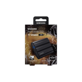Външен SSD диск SAMSUNG T7 Shield 4TB USB 3.2 Gen 2 Black