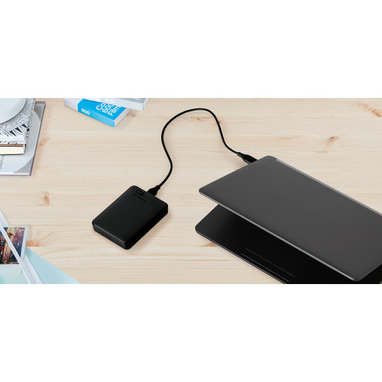 Външен твърд диск WESTERN DIGITAL Elements 4TB Black