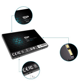 Вътрешен SSD диск SILICON POWER SSD Ace A55 128GB 2.5 inch SATA III 6GB/s 550/420 MB/s