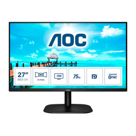 Монитор AOC 27B2QAM 27 inch VA FHD 75Hz 250 cd/m2 4ms D-SUB HDMI DP Speakers