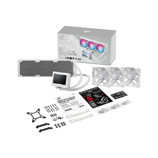 Водно охлаждане ASUS ROG RYUJIN III 360 ARGB all-in-one liquid CPU cooler White