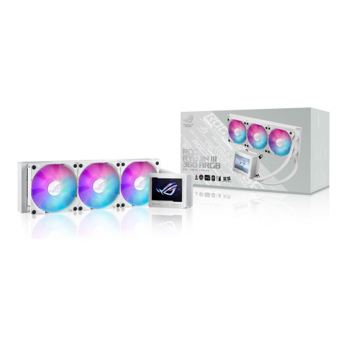 Водно охлаждане ASUS ROG RYUJIN III 360 ARGB all-in-one liquid CPU cooler White