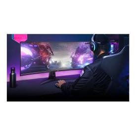 Монитор ASUS ROG Swift OLED PG49WCD 49 inch OLED Curved 1800R 5120x1440 250cd/m2 0.03ms HDMI DP USB-C 2xUSB 3.2 G1 Type A 2xUSB 2.0 Type A