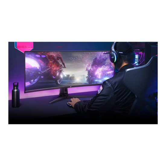 Монитор ASUS ROG Swift OLED PG49WCD 49 inch OLED Curved 1800R 5120x1440 250cd/m2 0.03ms HDMI DP USB-C 2xUSB 3.2 G1 Type A 2xUSB 2.0 Type A