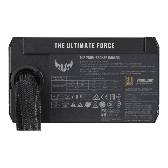 Захранване ASUS TUF-GAMING-750B 750W Bronze PSU