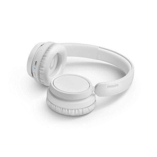 Безжични слушалки Philips TAH5209BK, Бели