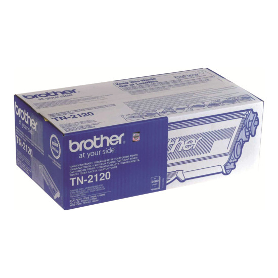 Тонер касета BROTHER TN2120 Toner black 2600pages for HL2140 HL2150N HL2170W MFC-7440N MFC-7840W DCP-7045N