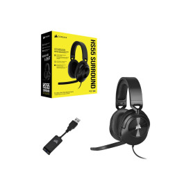 Слушалки CORSAIR HS55 Surround Headset Carbon EU