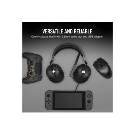 Слушалки CORSAIR HS55 Surround Headset Carbon EU