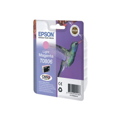 Мастило EPSON1LB T0806 ink cartridge light magenta standard capacity 7.4ml 685 pages 1-pack blister without alarm