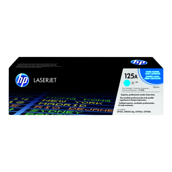 Тонер касета HP 125A original Colour LaserJet Toner cartridge CB541A cyan standard capacity 1.400 pages 1-pack