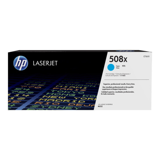 Тонер касета HP 508X original Toner cartridge CF361X cyan 9.500 pages high capacity