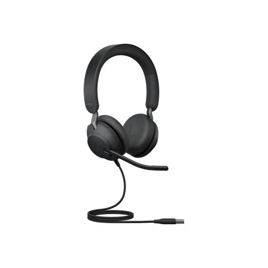 Слушалки JABRA Evolve2 40 USB-A UC Stereo Headset