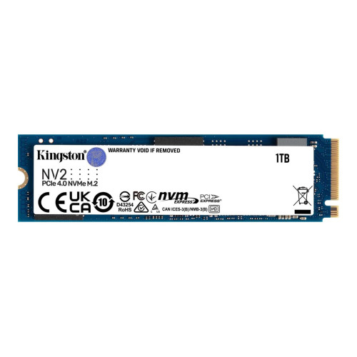 Вътрешен SSD диск KINGSTON 1000GB NV2 M.2 2280 PCIe 4.0 NVMe SSD