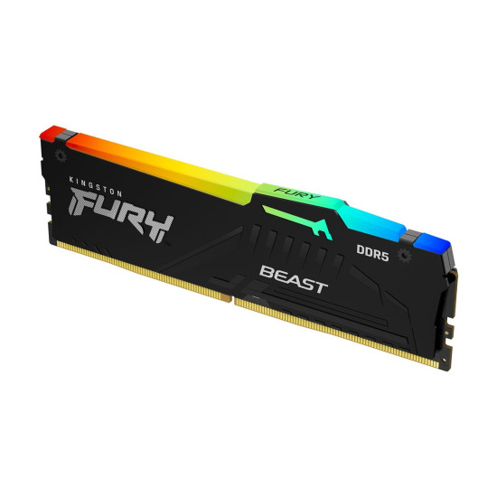 RAM памет KINGSTON 16GB 5600MHz DDR5 CL40 DIMM FURY Beast RGB