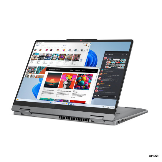 Лаптоп Lenovo IdeaPad 5 2-in-1 14AHP9 AMD Ryzen 5 8645HS 14 inch WUXGA Touch 16GB DDR5X 1TB SSD W11H