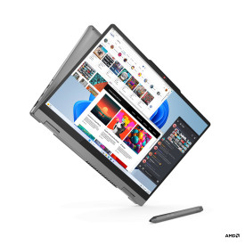 Лаптоп Lenovo IdeaPad 5 2-in-1 14AHP9 AMD Ryzen 5 8645HS 14 inch WUXGA Touch 16GB DDR5X 1TB SSD W11H