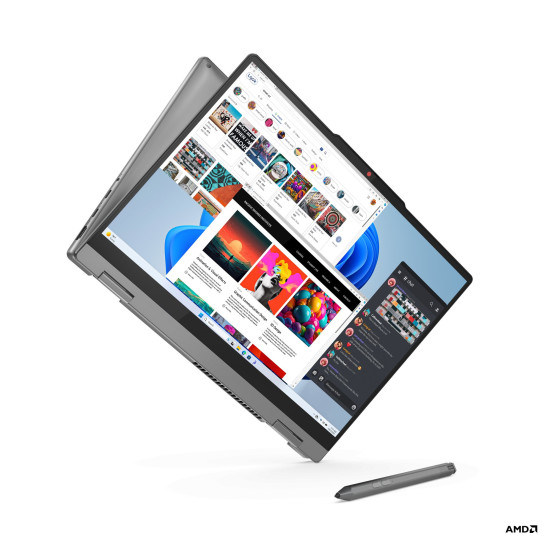 Лаптоп Lenovo IdeaPad 5 2-in-1 14AHP9 AMD Ryzen 5 8645HS 14 inch WUXGA Touch 16GB DDR5X 1TB SSD W11H