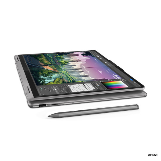 Лаптоп Lenovo Yoga 7 2-in-1 14AHP9 AMD Ryzen 7 8840HS 14 inch WUXGA OLED 400N Touch 16GB DDR5x 1TB SSD W11H