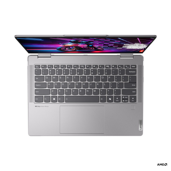 Лаптоп Lenovo Yoga 7 2-in-1 14AHP9 AMD Ryzen 7 8840HS 14 inch WUXGA OLED 400N Touch 16GB DDR5x 1TB SSD W11H