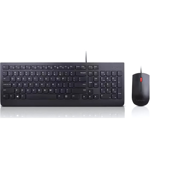 Комплект клавиатура и мишка LENOVO Essential Wired Keyboard and Mouse Combo - Bulgarian Комплект клавиатура и мишка LENOVO Essential Wired Keyboard and Mouse Combo - Bulgarian
