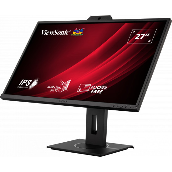 Монитор VIEWSONIC VG2740V 27 inch 1920x1080 FHD 16:9 SuperClear IPS LED Monitor VGA HDMI DP adjustable Webcam microphone USB Speakers