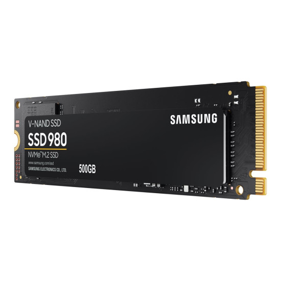 Вътрешен SSD диск SAMSUNG 980 SSD 500GB M.2 NVMe PCIe 3.0 3.100 MB/s read 2.600MB/s write