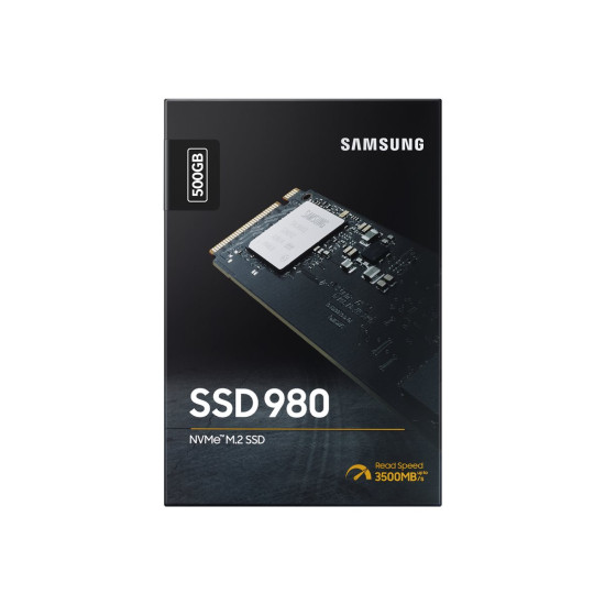 Вътрешен SSD диск SAMSUNG 980 SSD 500GB M.2 NVMe PCIe 3.0 3.100 MB/s read 2.600MB/s write