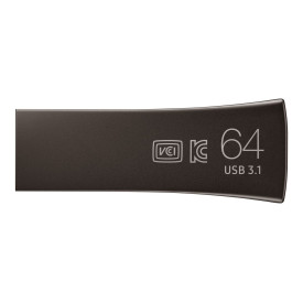 Флаш памет SAMSUNG BAR Plus 64GB USB 3.1 Titan Gray