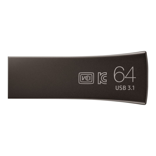 Флаш памет SAMSUNG BAR Plus 64GB USB 3.1 Titan Gray