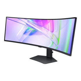 Монитор SAMSUNG S49C950 49 inch 32:9 Curved 1000R 5120x1440 5ms 120Hz VESA HDR 400.HDMIx2/DPx1/USB-C 90W LAN HAS VESA Speaker cable in box