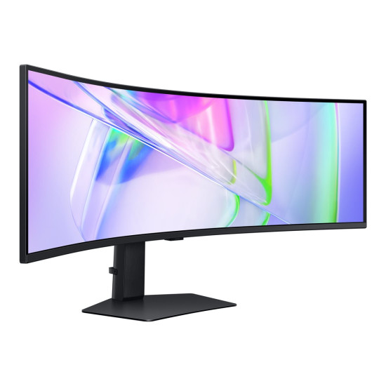 Монитор SAMSUNG S49C950 49 inch 32:9 Curved 1000R 5120x1440 5ms 120Hz VESA HDR 400.HDMIx2/DPx1/USB-C 90W LAN HAS VESA Speaker cable in box