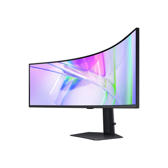Монитор SAMSUNG S49C950 49 inch 32:9 Curved 1000R 5120x1440 5ms 120Hz VESA HDR 400.HDMIx2/DPx1/USB-C 90W LAN HAS VESA Speaker cable in box