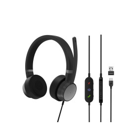 Слушалки LENOVO Go Wired ANC Headset USB-C Storm Grey