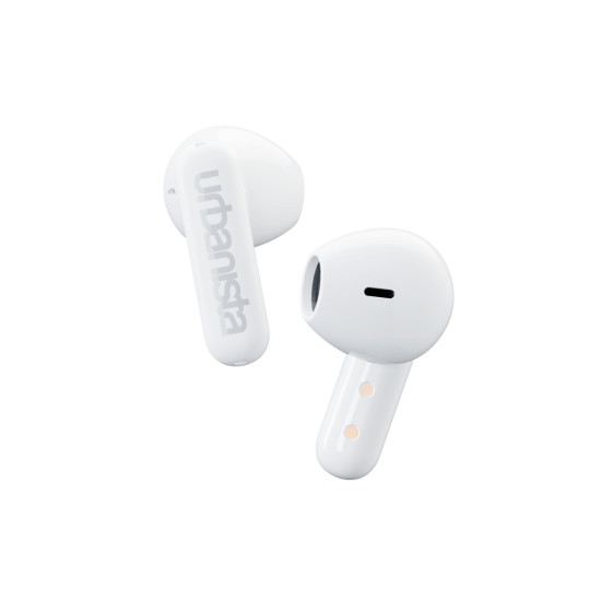 Слушалки URBANISTA COPENHAGEN Bluetooth earphones black 32 hours total playtime Noise-reducing microphone Touch controls IPX4 white