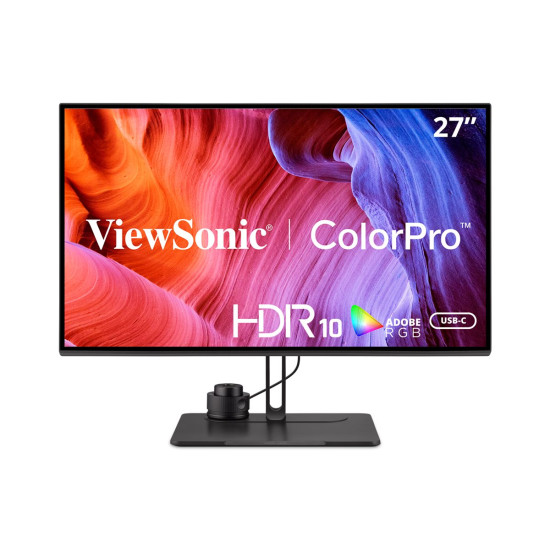 Монитор VIEWSONIC VP2786-4K 27 inch 16:9 HDR 3840x2160 LCD monitor with 2x HDMI 1xDP 1.4 1 up USB 3.1 ID I/O Port USB-C