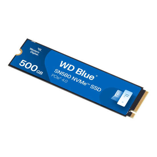 Вътрешен SSD диск WESTERN DIGITAL Blue SN580 NVMe SSD 500GB M.2 PCIe Gen4