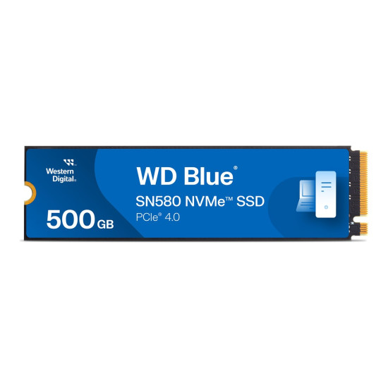 Вътрешен SSD диск WESTERN DIGITAL Blue SN580 NVMe SSD 500GB M.2 PCIe Gen4