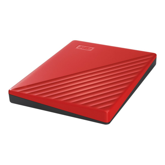 Външен твърд диск WESTERN DIGITAL My Passport 2TB Red