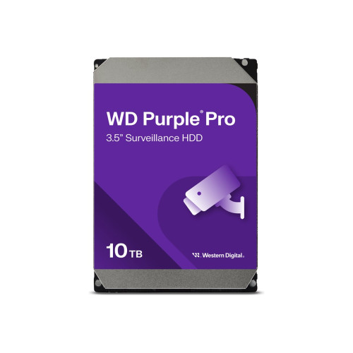 Вътрешен твърд диск WESTERN DIGITAL Purple Pro 10TB SATA 6Gb/s HDD 3.5 inch internal 7200Rpm 256MB Cache 24x7 Bulk