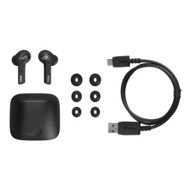 Слушалки ASUS ROG Cetra True Wireless Gaming Headphones Low-Latency Bluetooth Earbuds Active Noise Cancelation 27-Hour Battery Life IPX4