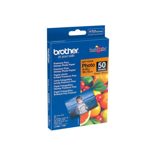 Фотохартия BROTHER BP71GP50 10x15, гланц