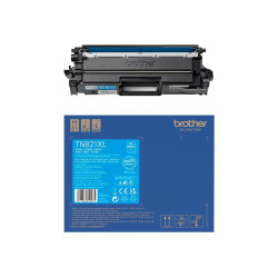 Тонер касета BROTHER TN-821XLC Super High Yield Cyan Toner Cartridge for EC Prints 9000 pages