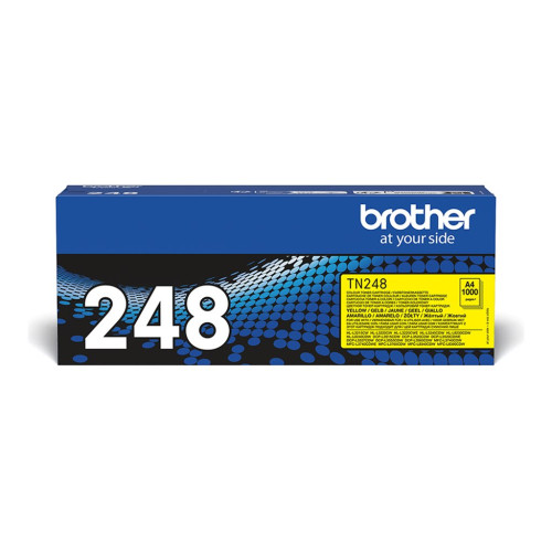 Тонер касета BROTHER TN248Y Yellow Toner Cartridge ISO Yield 1.000 pages